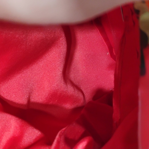 Colorful flower printed purse with gorgeous hand beading and sequins detailing - Picture 16 of 17